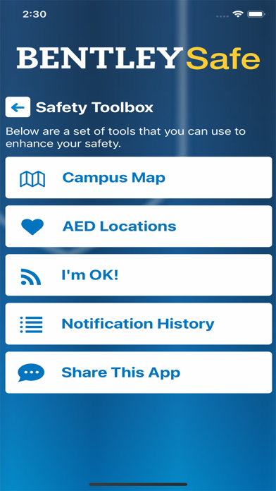 BentleySafe Screenshot
