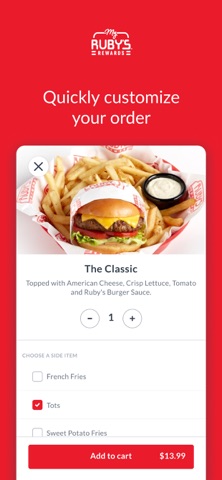 My Ruby's Rewards app screenshot 2