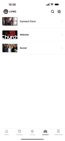 Light Your World Church iPhone screenshot