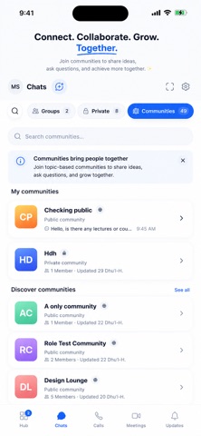 WorkChat — Team Messaging iPhone screenshot