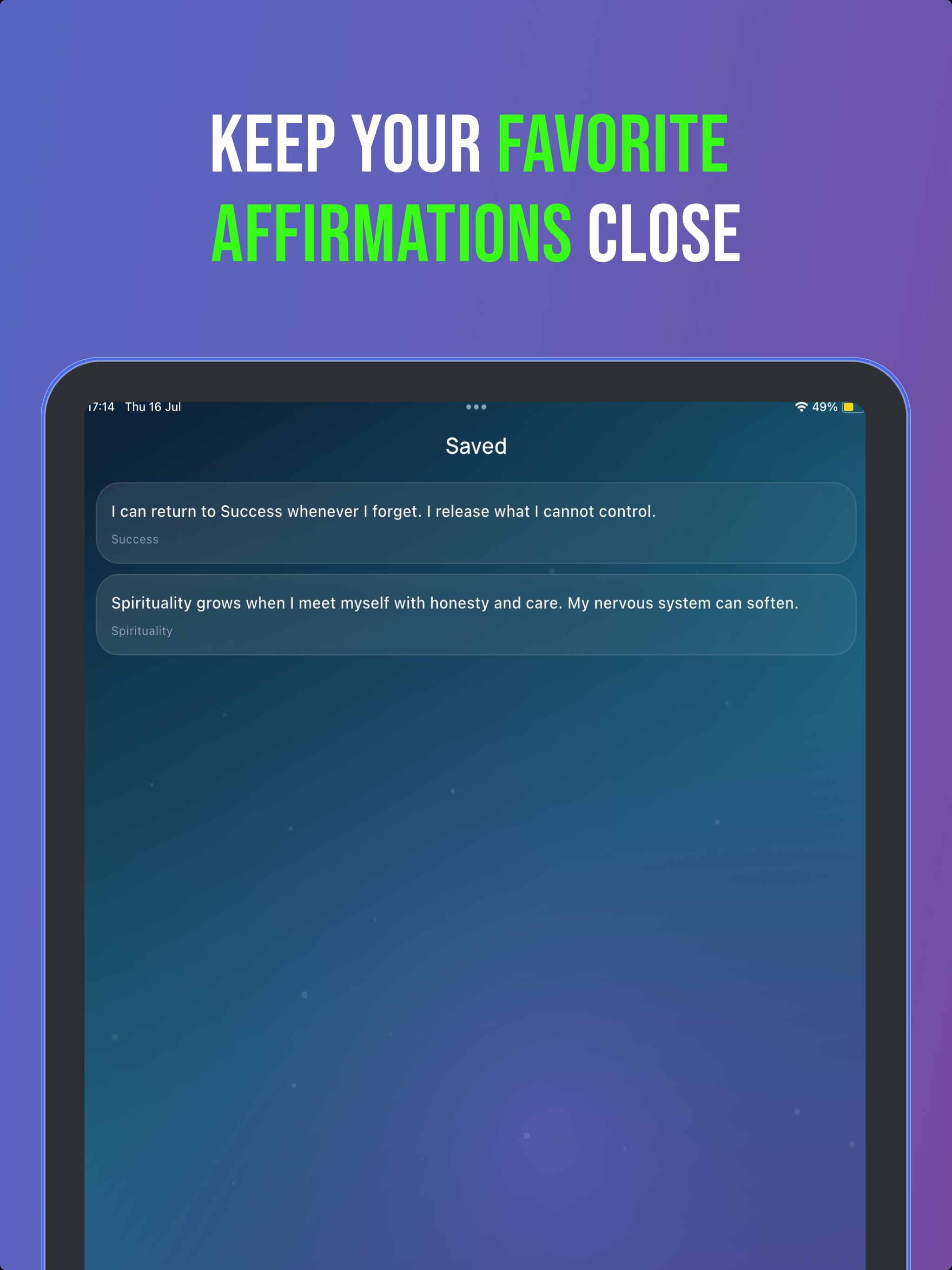 Affirmia: Daily Affirmations screenshot 8