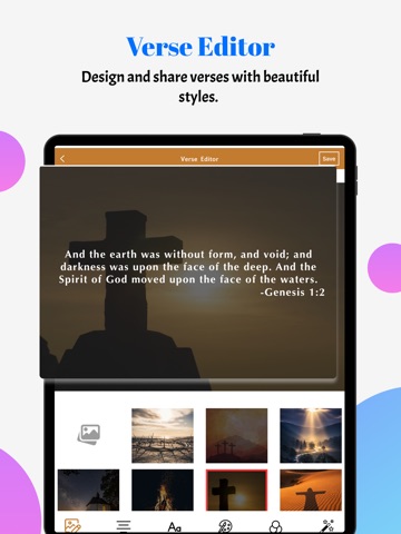 Scofield Reference Bible Com. iPad screenshot