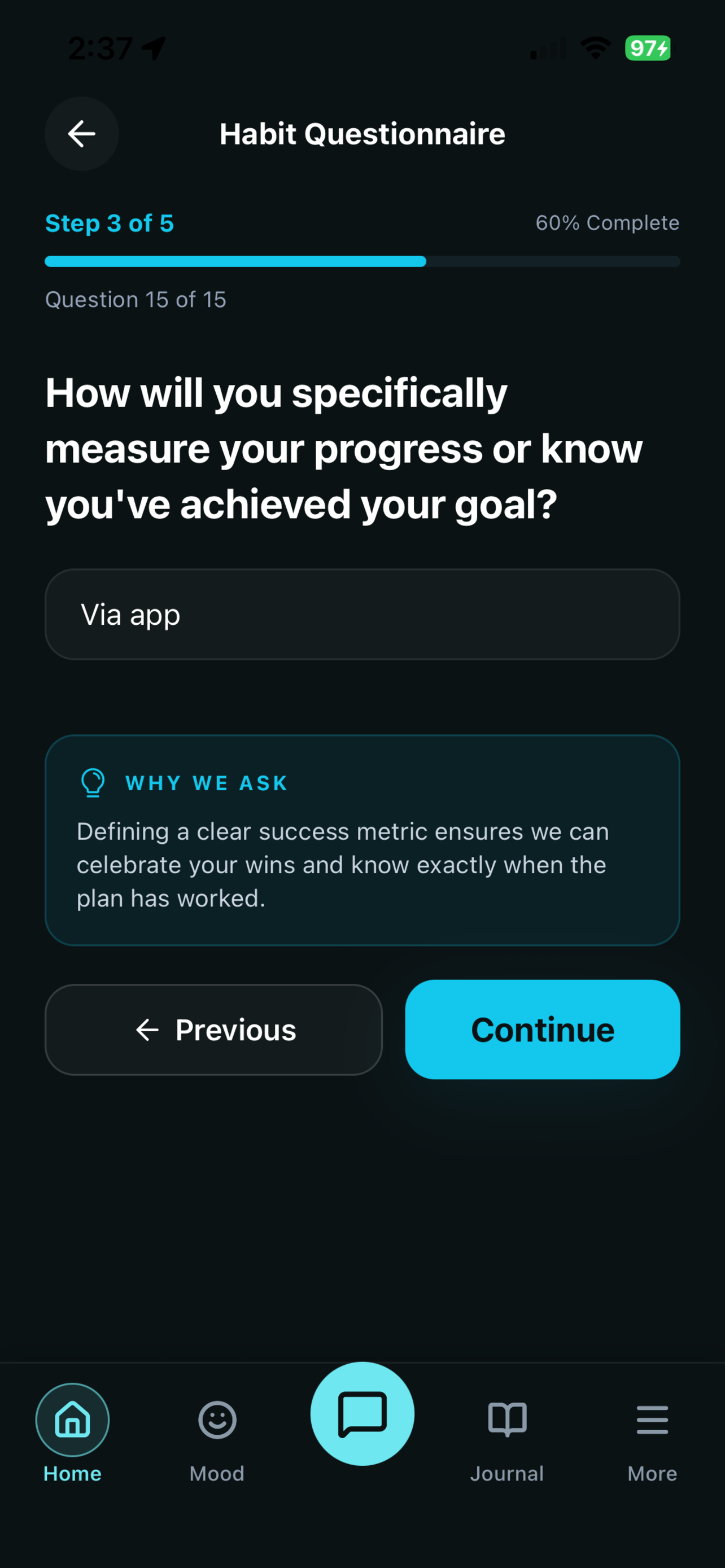 Mentis: AI Mental Wellness screenshot 6