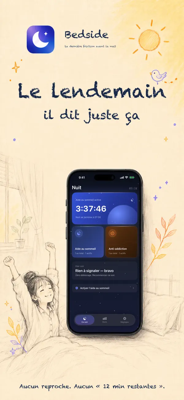 Screenshot #3 pour Bedside : posez le téléphone