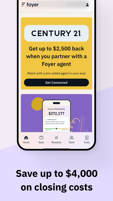 Foyer Home Savings Screenshot