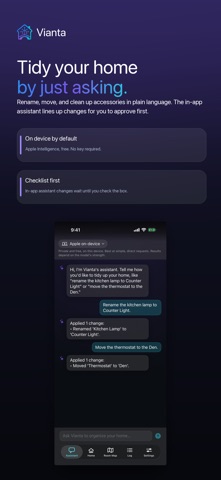 Vianta: Smart Home Map & AI iPhone screenshot