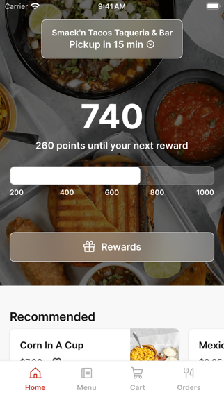 Smack'n Tacos iPhone screenshot 1 - Food & Drink app