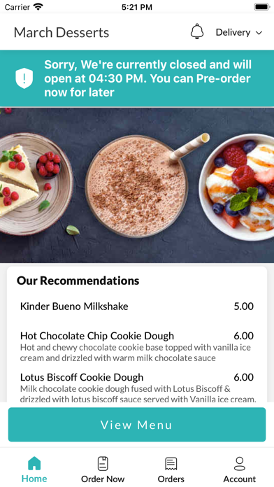 March Desserts Screenshot