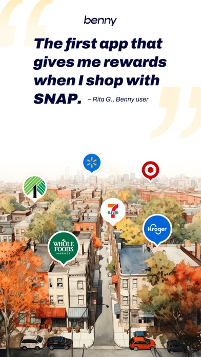 Benny: Cash back on EBT & SNAP Screenshot
