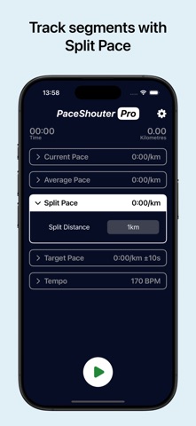 PaceShouter screenshot
