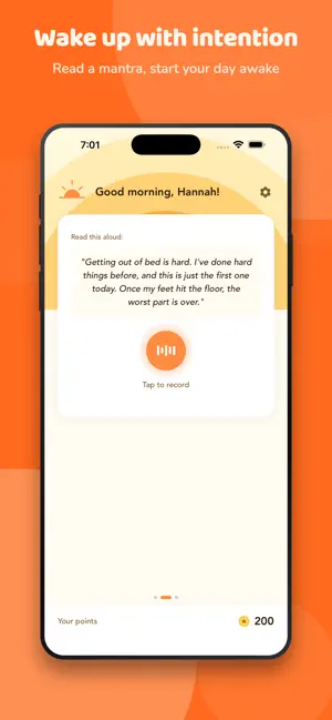 Early Riser: Voice Alarm screenshot 1