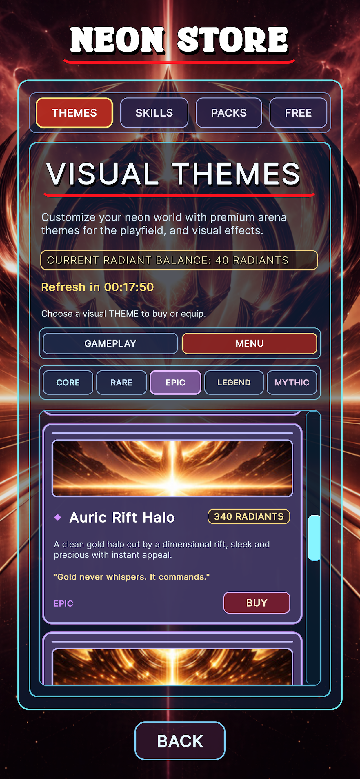 Neon Paddle: Survival Pong screenshot 3
