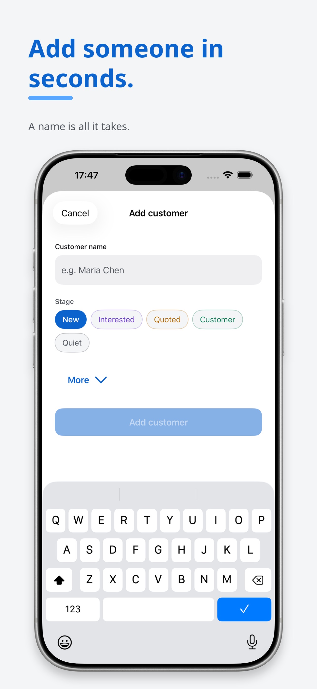 Screenshot 4 of Simple Offline CRM