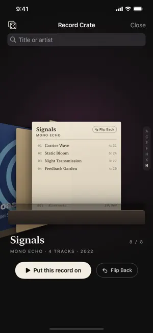 Vinyl On - Vinyl Music Widget screenshot 1