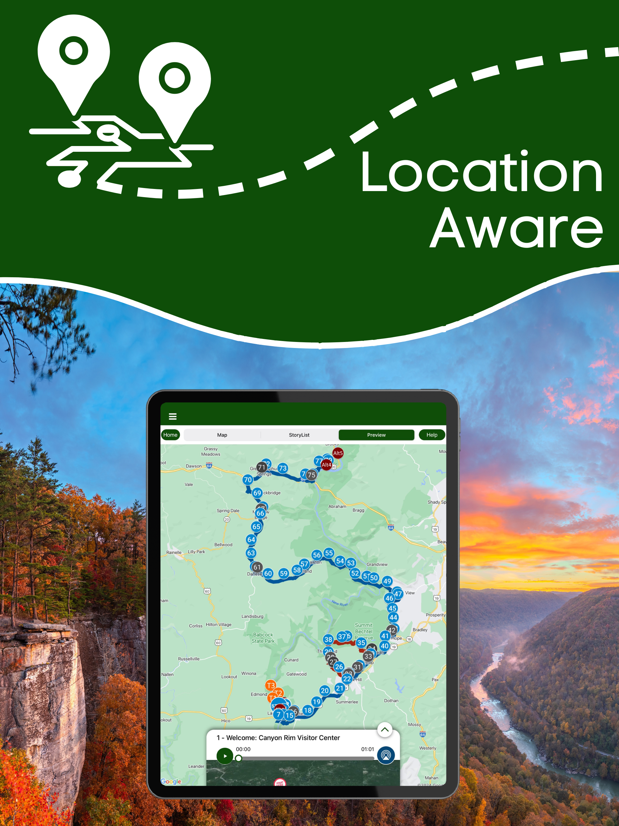 New River Gorge GPS Audio Tour