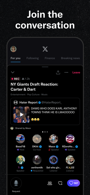 ‎X Screenshot