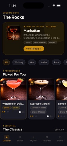 The Rocks: Cocktail Recipes screenshot