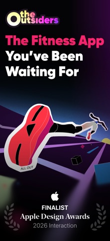The Outsiders Fitness Tracker iPhone screenshot