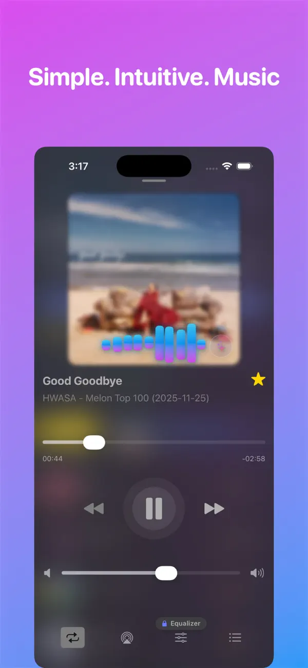 Screenshot #1 pour Basic Music Player
