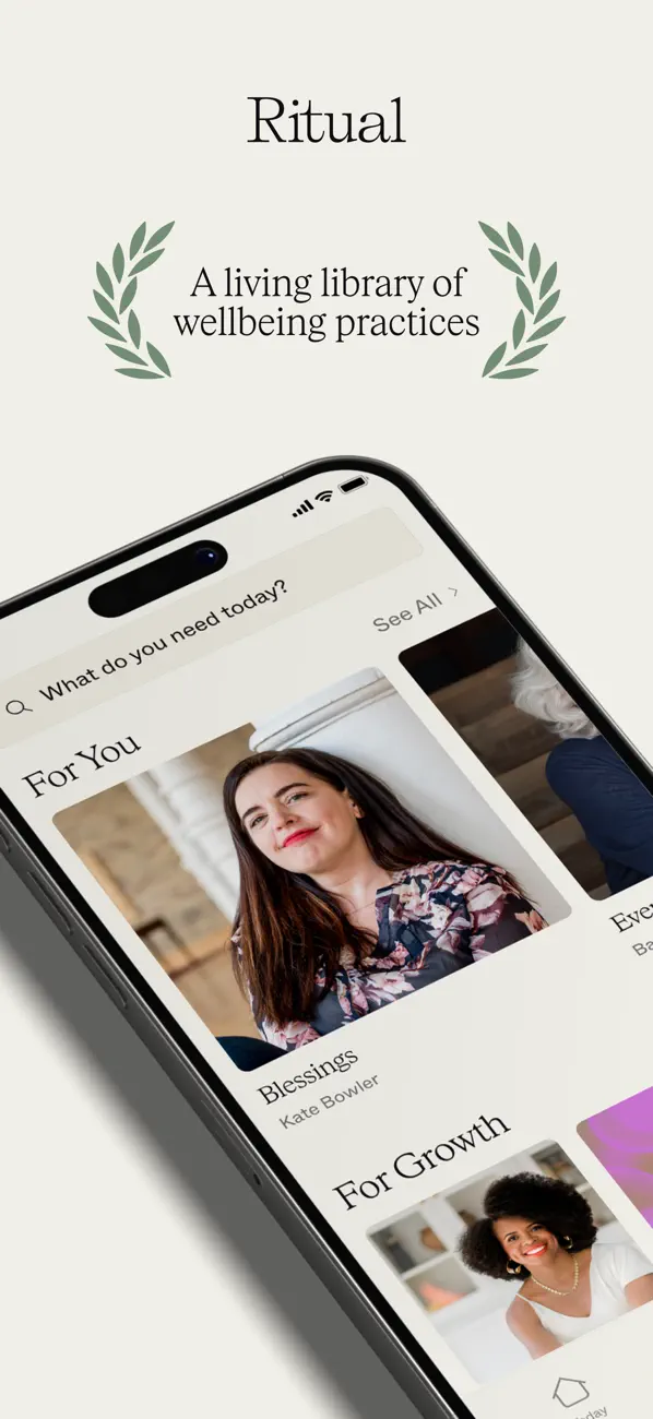 #1. Ritual: Wellbeing Practices (iOS) By: Ritual Media