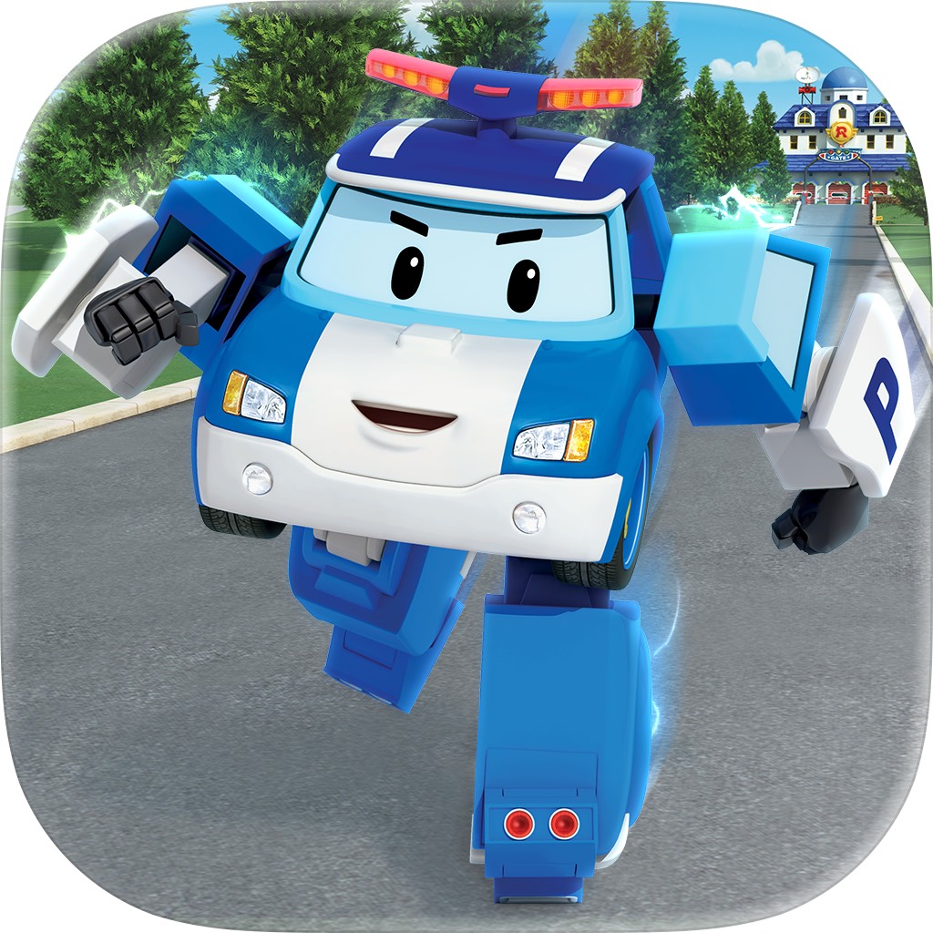 Apple App Store cover for Robocar Poli Cars Super Rescue