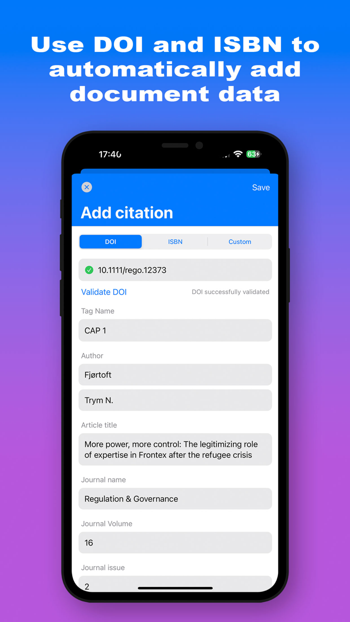 Citation Styles Generator