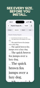 FondFont · System Font Setup screenshot