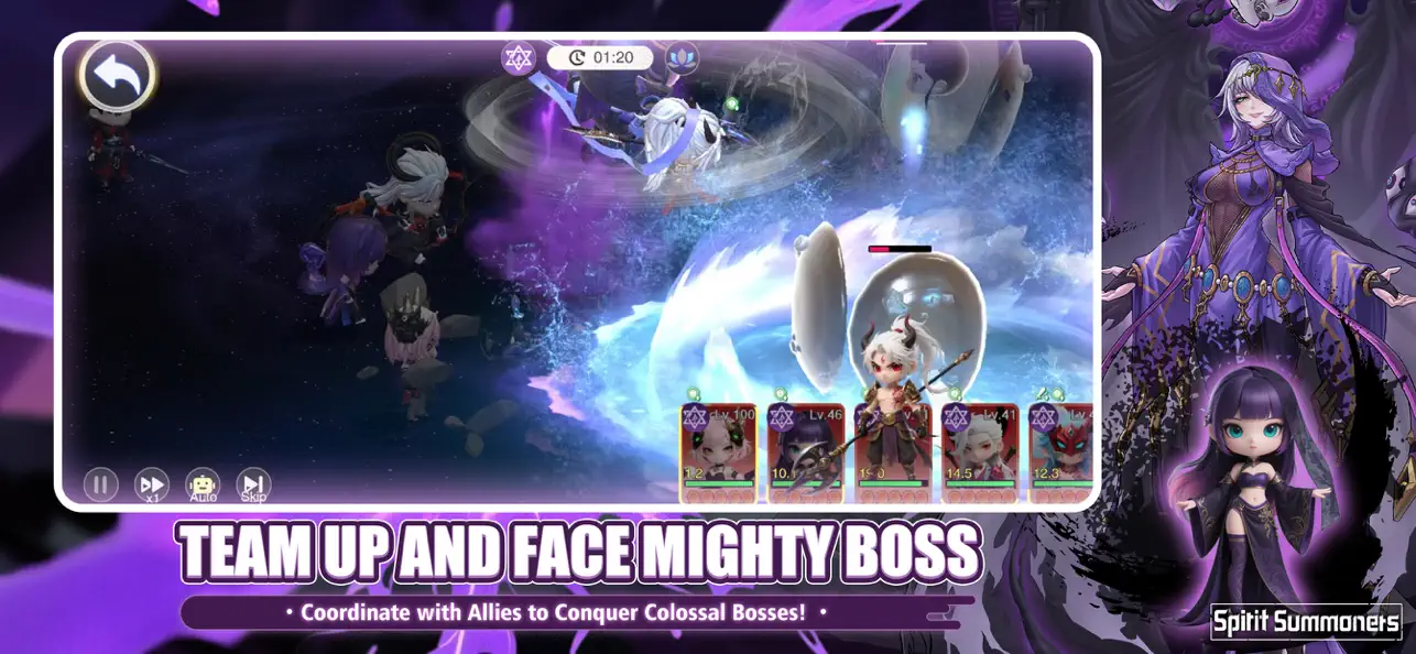 Spirit Summoners iOS Mod IPA screenshot 3 - iOS game interface