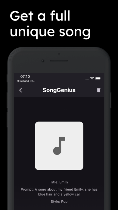 SongGenius: AI Music & Lyrics Screenshot