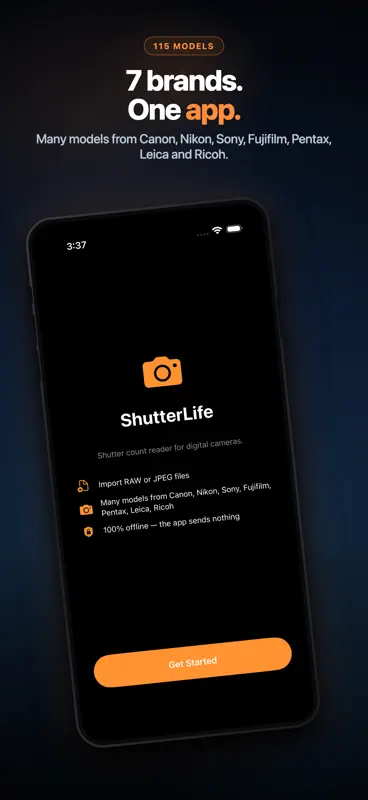 ShutterLife: Shutter Count screenshot 2 of 8