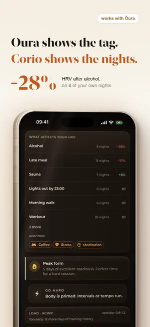 Corio: Why Your HRV Dropped screenshot 1