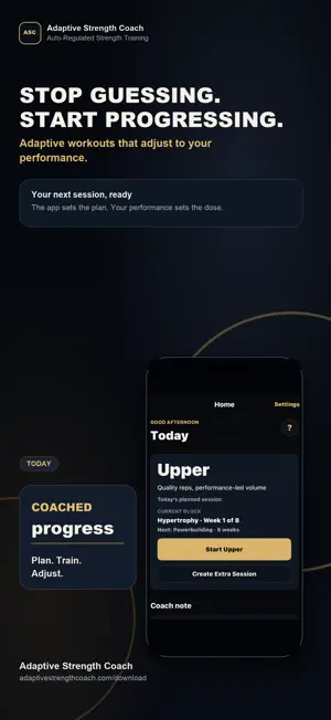 Adaptive Strength Coach screenshot 3