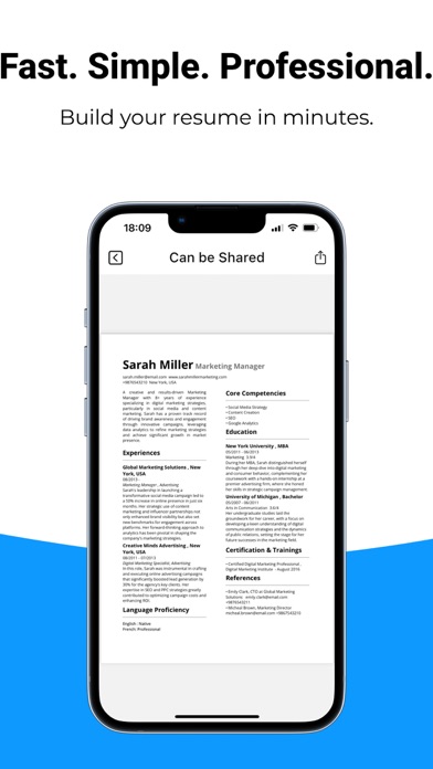 Resume & CV Builder with AI Screenshot