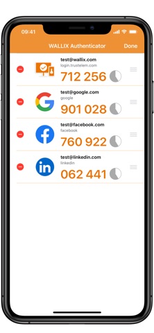 WALLIX Authenticator app screenshot 3