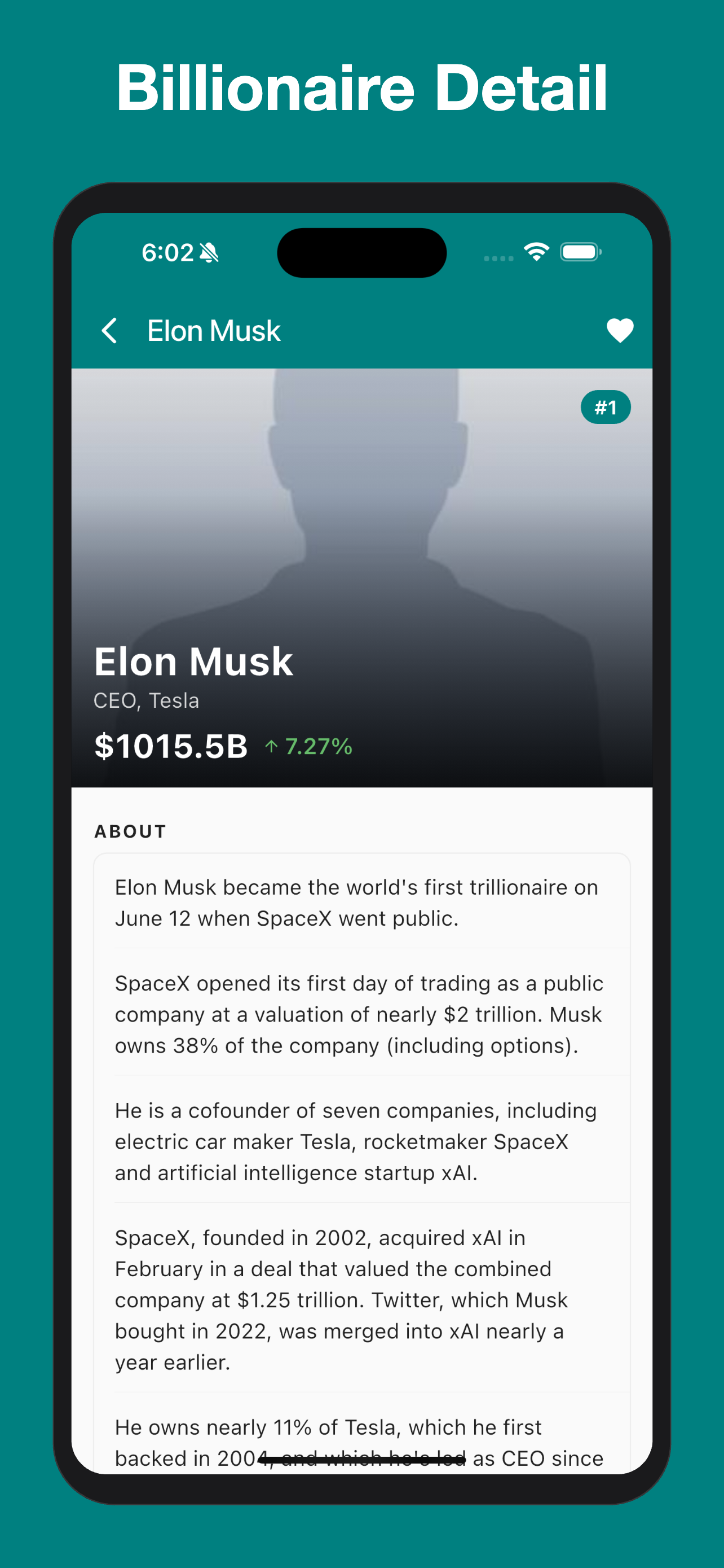 Richest People - Billionaires screenshot 2