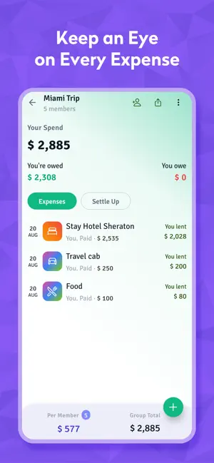FareWeave: Split Expenses screenshot 2