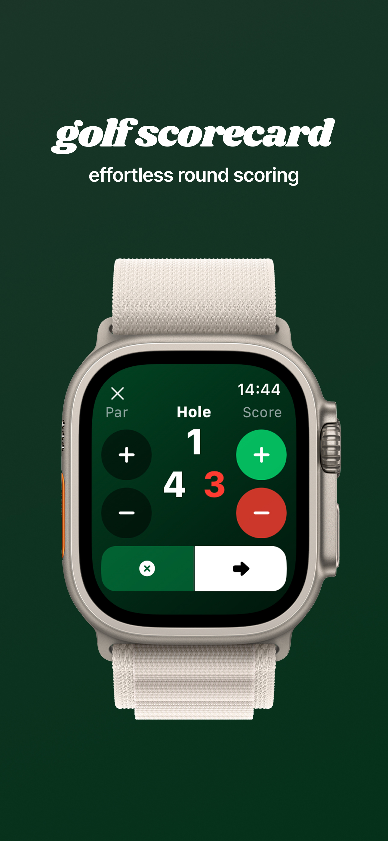 golf: scorecard