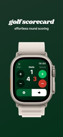 golf: scorecard screenshot