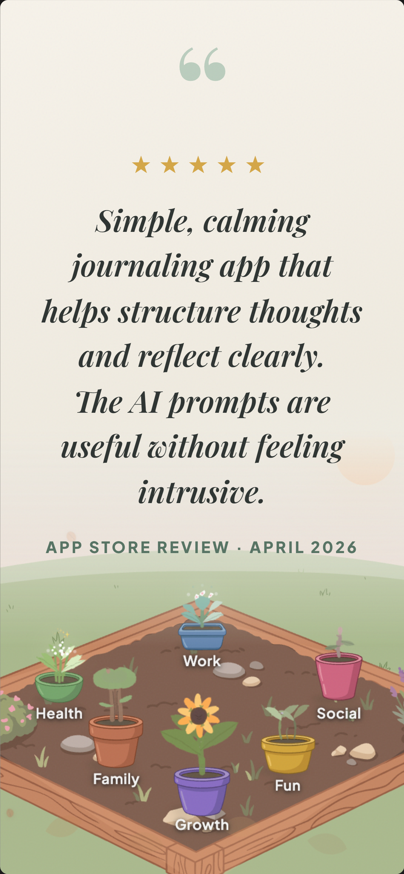 Calmplot: Private AI Journal screenshot 4