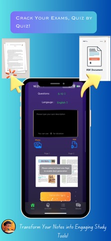 AI Quiz Maker: Flashcards iPhone screenshot