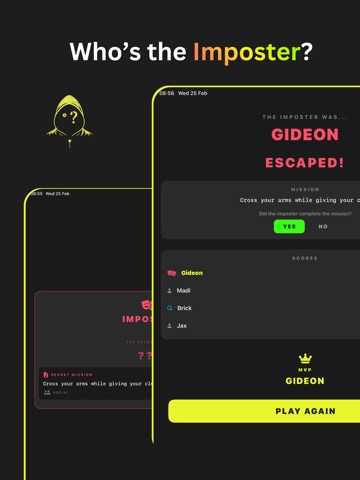 Imposter Game - Infiltrate iPad screenshot