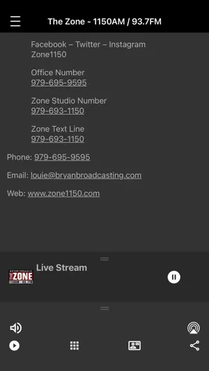 The Zone - SportsRadio 1150 screenshot 3