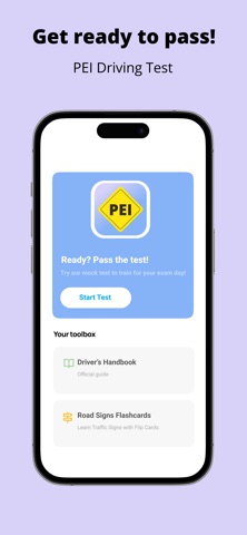 PEI Driving Test iPhone screenshot