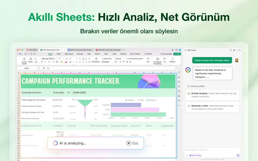 WPS Office: AI Doc, PDF, Sheet iPhone Ekran Görüntüsü 6