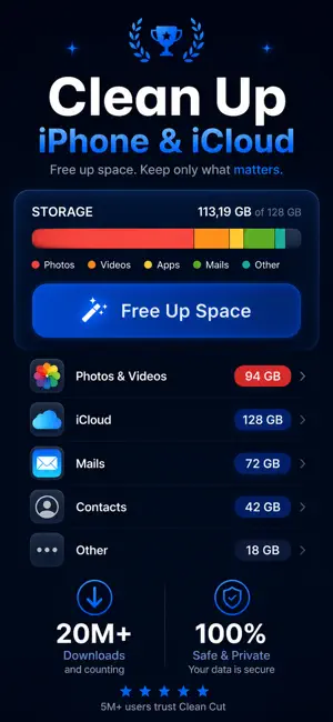 Photo cleaner - Clean Cut screenshot 1