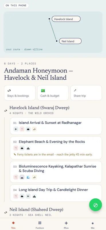 DIYtinerary screenshot 2 of 3