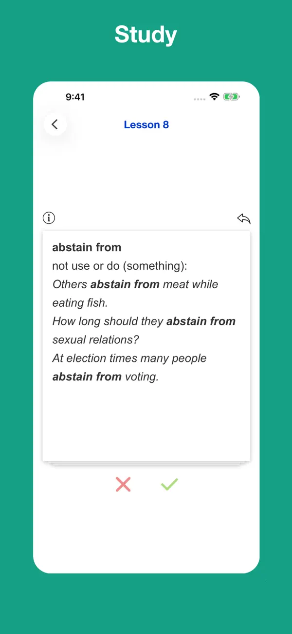 Screenshot #3 pour Prepositional verbs for IELTS