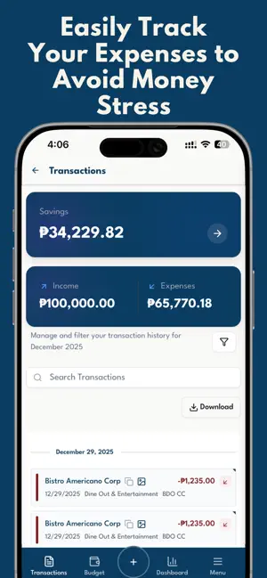 Fintr - Finance Tracking screenshot 1