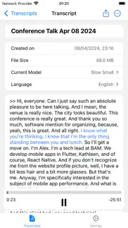 transcribe best iphone screenshot 2