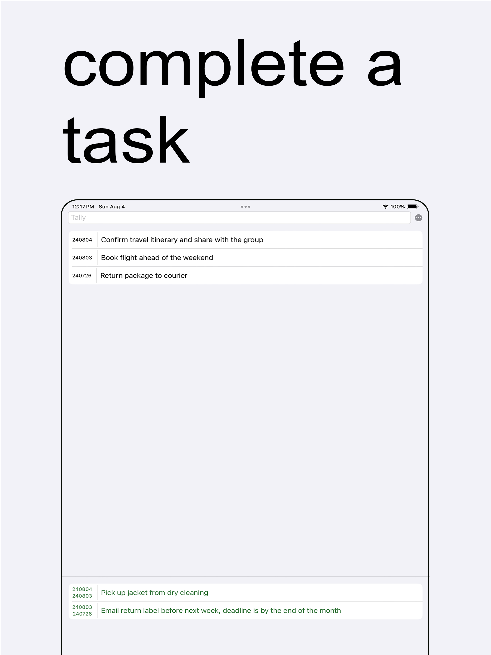 Tally – Simple Task Manager screenshot 7